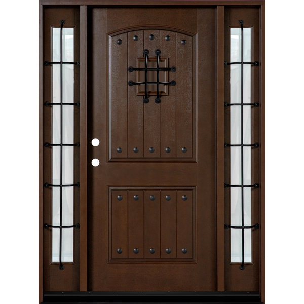 Door Destination 60'' x 80'' Paneled Fiberglass Front Entry Doors & Reviews Wayfair